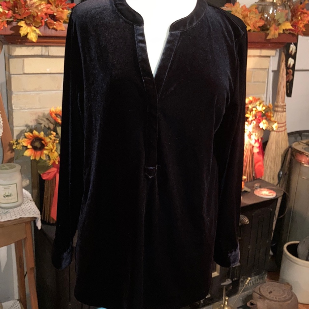 Cato’s velvet top
